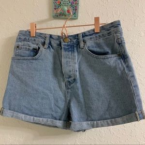 F21 high waisted shorts